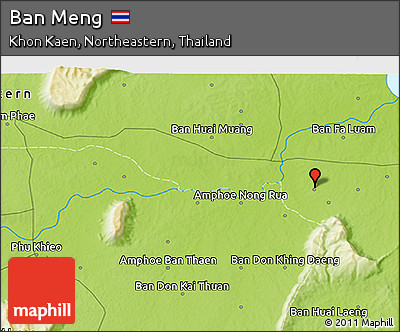 Physical 3D Map of Ban Meng