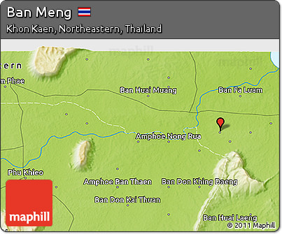 Physical 3D Map of Ban Meng