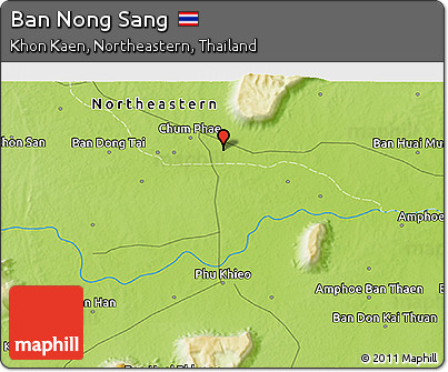 Physical 3D Map of Ban Nong Sang