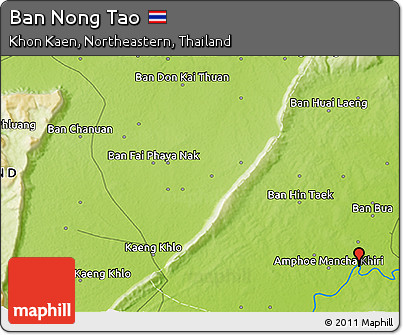 Physical 3D Map of Ban Nong Tao