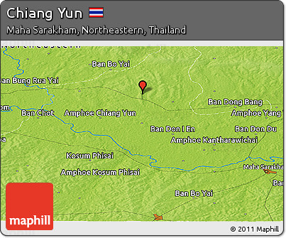 Physical Panoramic Map of Chiang Yun