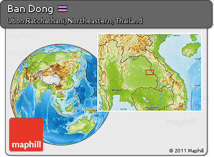 Physical Location Map of Ban Dong