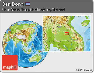 Physical Location Map of Ban Dong