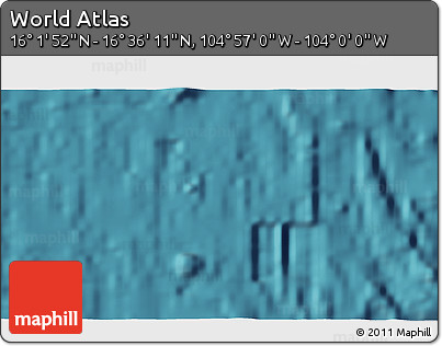 Satellite 3D Map of the Area around 16° 19' 2" N, 104° 28' 29" W