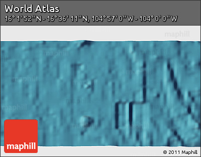 Satellite 3D Map of the Area around 16° 19' 2" N, 104° 28' 29" W