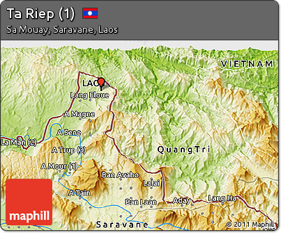 Physical 3D Map of Ta Riep (1)
