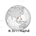 Outline Map of the Area around 16° 19' 2" N, 107° 10' 30" E, rectangular outline