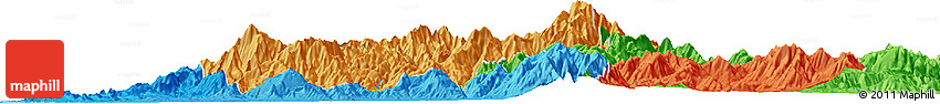 Political Horizon Map of Baguio