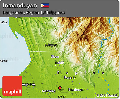 Physical Map of Inmanduyan