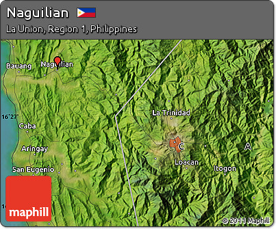 Satellite Map of Naguilian