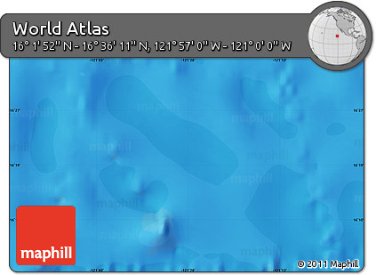 Political Map of the Area around 16° 19' 2" N, 121° 28' 29" W