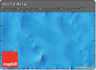 Political Map of the Area around 16° 19' 2" N, 121° 28' 29" W