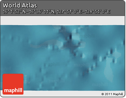 Satellite 3D Map of the Area around 16° 19' 2" N, 128° 25' 30" E