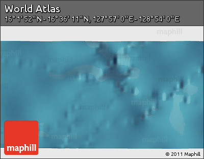 Satellite 3D Map of the Area around 16° 19' 2" N, 128° 25' 30" E