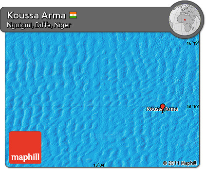 Political Map of Koussa Arma