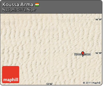 Satellite Map of Koussa Arma