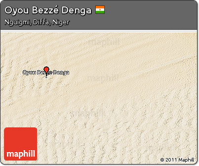 Satellite 3D Map of Oyou Bezzé Denga