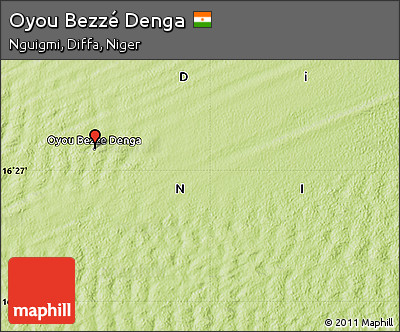 Physical Map of Oyou Bezzé Denga