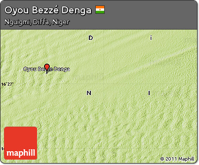 Physical Map of Oyou Bezzé Denga