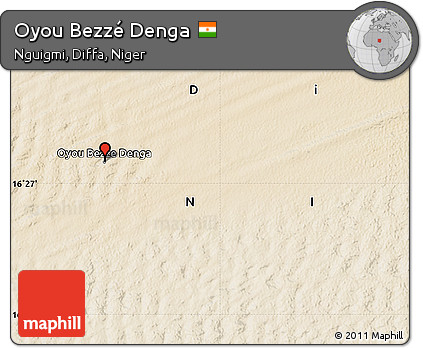 Satellite Map of Oyou Bezzé Denga