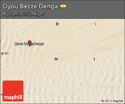 Satellite Map of Oyou Bezzé Denga