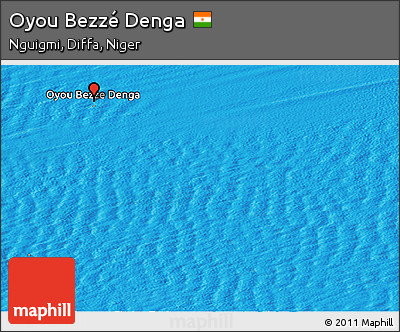 Political Panoramic Map of Oyou Bezzé Denga
