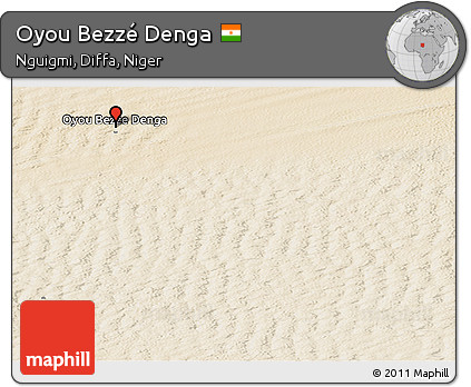 Satellite Panoramic Map of Oyou Bezzé Denga