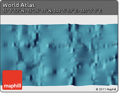 Satellite 3D Map of the Area around 16° 19' 2" N, 144° 34' 29" E