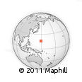 Outline Map of the Area around 16° 19' 2" N, 148° 49' 29" E, rectangular outline