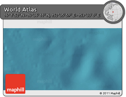 Satellite 3D Map of the Area around 16° 19' 2" N, 153° 4' 29" E