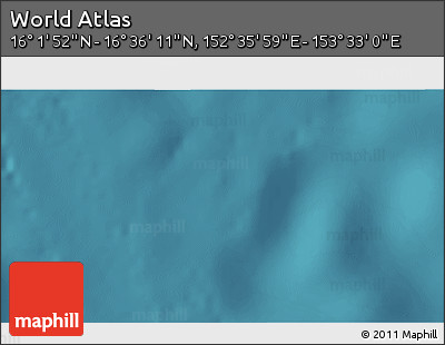 Satellite 3D Map of the Area around 16° 19' 2" N, 153° 4' 29" E