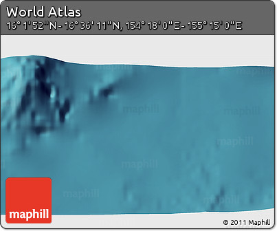 Satellite 3D Map of the Area around 16° 19' 2" N, 154° 46' 30" E