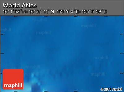 Physical Map of the Area around 16° 19' 2" N, 155° 37' 30" E