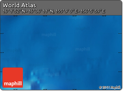 Physical Map of the Area around 16° 19' 2" N, 155° 37' 30" E