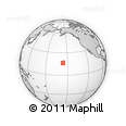 Outline Map of the Area around 16° 19' 2" N, 156° 19' 29" W, rectangular outline