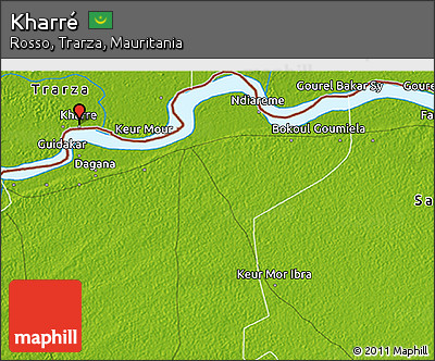 Physical 3D Map of Kharré