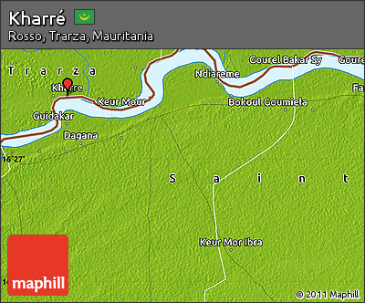 Physical Map of Kharré