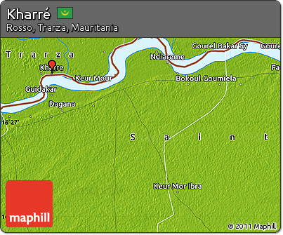 Physical Map of Kharré