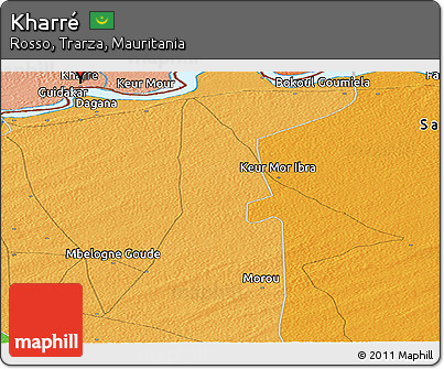 Political Panoramic Map of Kharré