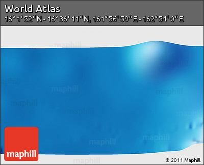 Physical 3D Map of the Area around 16° 19' 2" N, 162° 25' 30" E