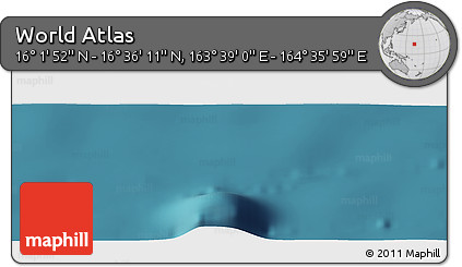 Satellite Panoramic Map of the Area around 16° 19' 2" N, 164° 7' 30" E