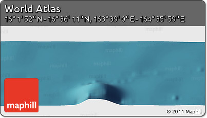 Satellite Panoramic Map of the Area around 16° 19' 2" N, 164° 7' 30" E