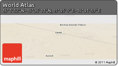 Satellite Panoramic Map of the Area around 16° 19' 2" N, 16° 13' 30" E
