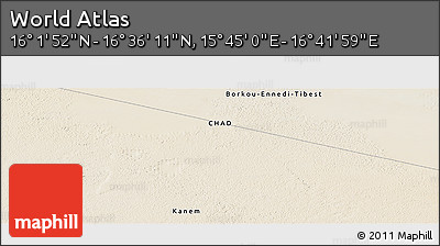 Satellite Panoramic Map of the Area around 16° 19' 2" N, 16° 13' 30" E
