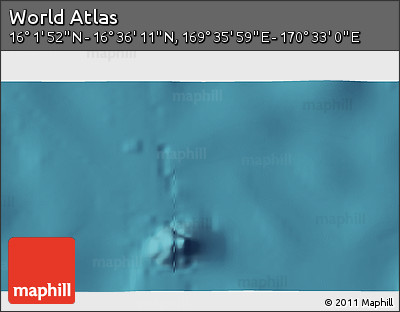 Satellite 3D Map of the Area around 16° 19' 2" N, 170° 4' 29" E