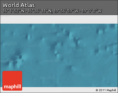 Satellite 3D Map of the Area around 16° 19' 2" N, 19° 28' 30" W