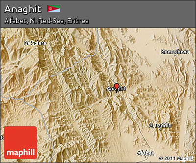 Satellite 3D Map of Anaghit