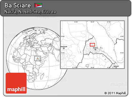 Blank Location Map of Ba Sciare