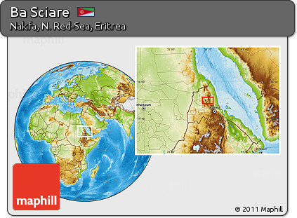 Physical Location Map of Ba Sciare