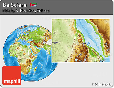 Physical Location Map of Ba Sciare